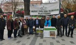 Uşaklılar: “Murat Dağı Madenciliğe Kapatılsın”