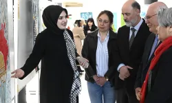 “Filistin İçin Çiz” Sergisi Uşak Üniversitesi’nde Açıldı