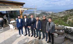 AK Parti Bodrum İlçe Teşkilatı gazetecilerle bir araya geldi