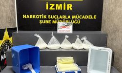 İzmir'de aracında 5 kilogram sentetik uyuşturucu bulunan şüpheli tutuklandı