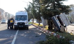 Kütahya'da ağaca çarpan otomobildeki 3 kişi yaralandı