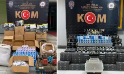 Uşak’ta Kaçak Tütün Deposu Çökertildi! Polis'ten Suçüstü!