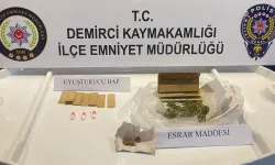 Demirci'de uyuşturucuyla yakalanan şüpheli tutuklandı