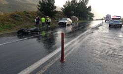 Aydın'da otomobille çarpışan motosikletin sürücüsü hayatını kaybetti