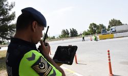 Aydın'da hava destekli trafik denetimi yapıldı