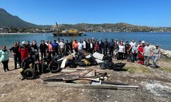 Bodrum'da deniz ve kıyı temizliği yapıldı