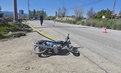 Kütahya'da duvara çarpan motosikletin sürücüsü ağır yaralandı