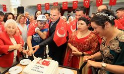 Muğla'da temsili askerlik yapacak engellilere "asker kınası" yakıldı
