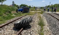 Muğla'da devrilmesinin ardından alev alan traktörün sürücüsü öldü