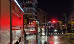 Denizli'de atölyede başlayıp üstteki daireye sıçrayan yangın söndürüldü