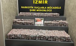 İzmir'de 79 bin 854 sentetik ecza hapı ele geçirildi