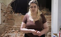 İzmir'de tünel inşaatı nedeniyle evin duvarı yıkıldı