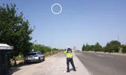 Uşak’ta Trafik Denetimine Hava Desteği!
