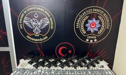 İzmir'de silah kaçakçılığı operasyonunda baba ve 2 oğlu yakalandı