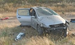 Şarampole Devrilen Otomobil Can Aldı!