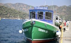 Fethiye'de "TURMEPA 30. Yıl" atık alım teknesi göreve başladı