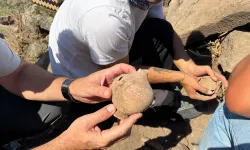 Manisa'daki Aigai Antik Kenti'nde Demeter'e adanmış tapınak gün yüzüne çıkarılıyor