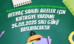 Uşak Belediyesi’nden İhtiyaç Sahibi Ailelere Kırtasiye Desteği