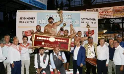 32. Geleneksel Yayla Seki Yağlı Güreşleri'nde başpehlivanlığı İsmail Koç kazandı