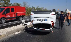 Kontrolden Çıkan Otomobil Takla Attı: 1 Yaralı!