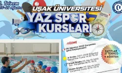 Uşak Üniversitesi’nde Yaz Spor Kursları Başlıyor