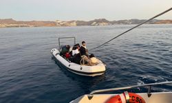 Bodrum açıklarında 17 düzensiz göçmen yakalandı