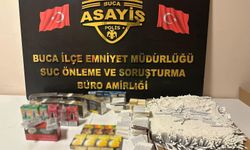 Buca'da kaçak sigara operasyonunda 2 şüpheli yakalandı