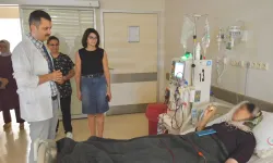 Başhekim Saka’dan Diyaliz Hastalarına Ziyaret