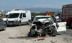 Manisa'da zincirleme trafik kazasında 1 kişi öldü, 4 kişi yaralandı