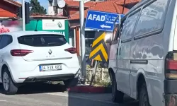 Uşak’ta Stadyum Kavşağında Kaza
