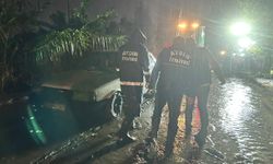 Aydın'da sağanak nedeniyle trafikte aksama yaşandı