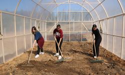 Aydınlı gençler tarım kampına katıldı