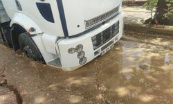 Ödemiş'te yağış etkili oldu