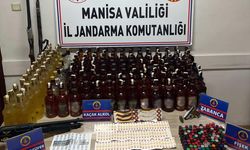 Salihli'de sahte içki operasyonunda 1 gözaltı
