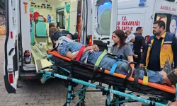 Aydın'da uçuruma yuvarlanan kamyonetteki 3 kişi yaralandı