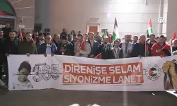 Uşak Halkı Gazze İçin Sokaklara Çıktı