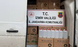 İzmir'de kaçakçılık operasyonunda 1 ton etil alkol ele geçirildi