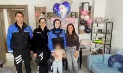 Uşak’ta Şehit Kızı Zeynep Erva’ya Duygulandıran Doğum Günü Sürprizi
