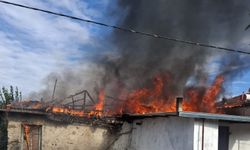 Aydın'da çıkan yangında 3 ev hasar gördü