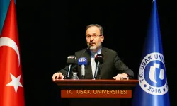 Eski Bakan Kasapoğlu, Uşak'ta akademik yıl açılışında konuştu