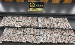 Uşak'ta 9 Bin 20 Sentetik Hap Ele Geçirildi!