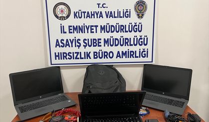 Kütahya, Bursa ve Yalova'daki okullardan bilgisayar çalan şüpheli yakalandı