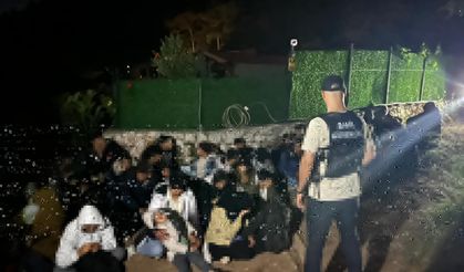 Fethiye'de 36 düzensiz göçmen yakalandı