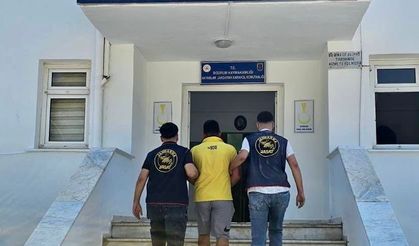 Bodrum’da 16 yıl 10 ay 15 gün hapis cezası bulunan hükümlü yakalandı