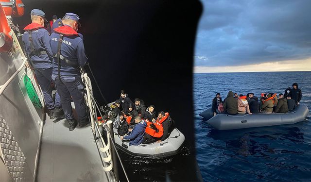 Marmaris'te 31 düzensiz göçmen yakalandı