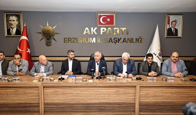ERZURUM - AK Parti Genel Başkanvekili Ala, Erzurum'da partililerle bir araya geldi