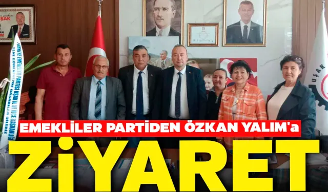 Emekliler Parti Özkan Yalım'a Hayırlı Olsun Ziyareti Yaptı