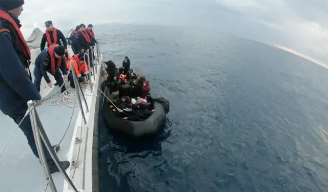 Muğla'da 2 düzensiz göçmen kurtarıldı