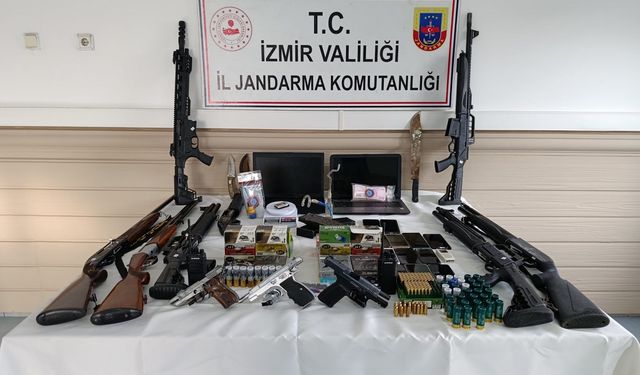 İzmir'de organize suç örgütüne yönelik operasyonda 6 şüpheli yakalandı