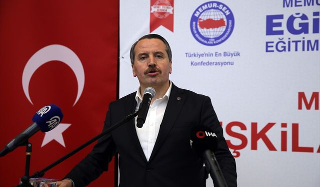 Memur-Sen Genel Başkanı Yalçın, Muğla'da konuştu